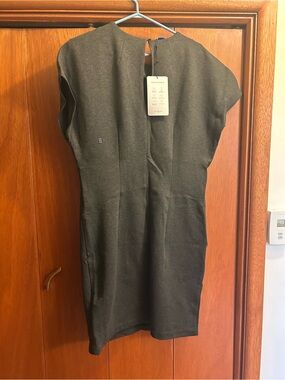 Kit and Ace Serenity Holiday Dress in Charcoal